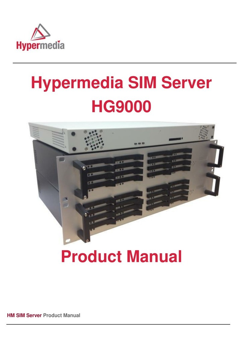 Hypermedia HG9000 product manual
