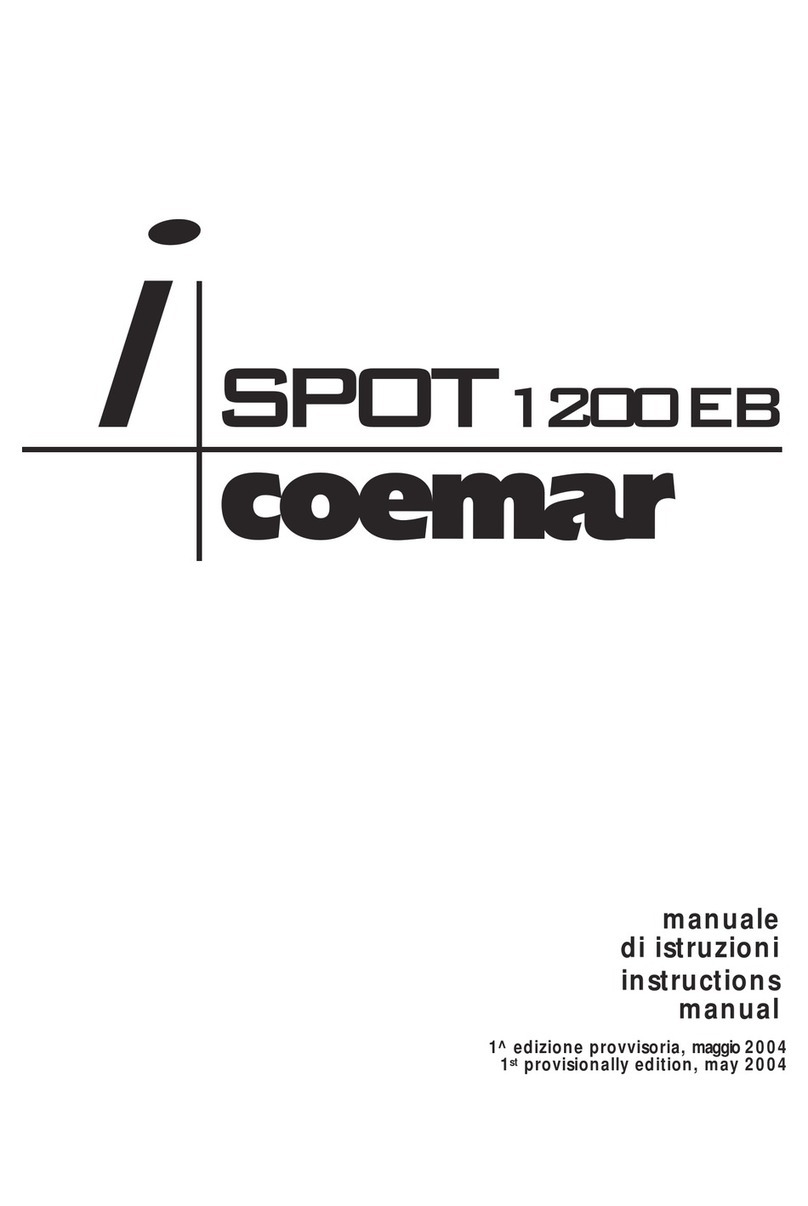 Coemar ISPOT 1200 EB instruction manual