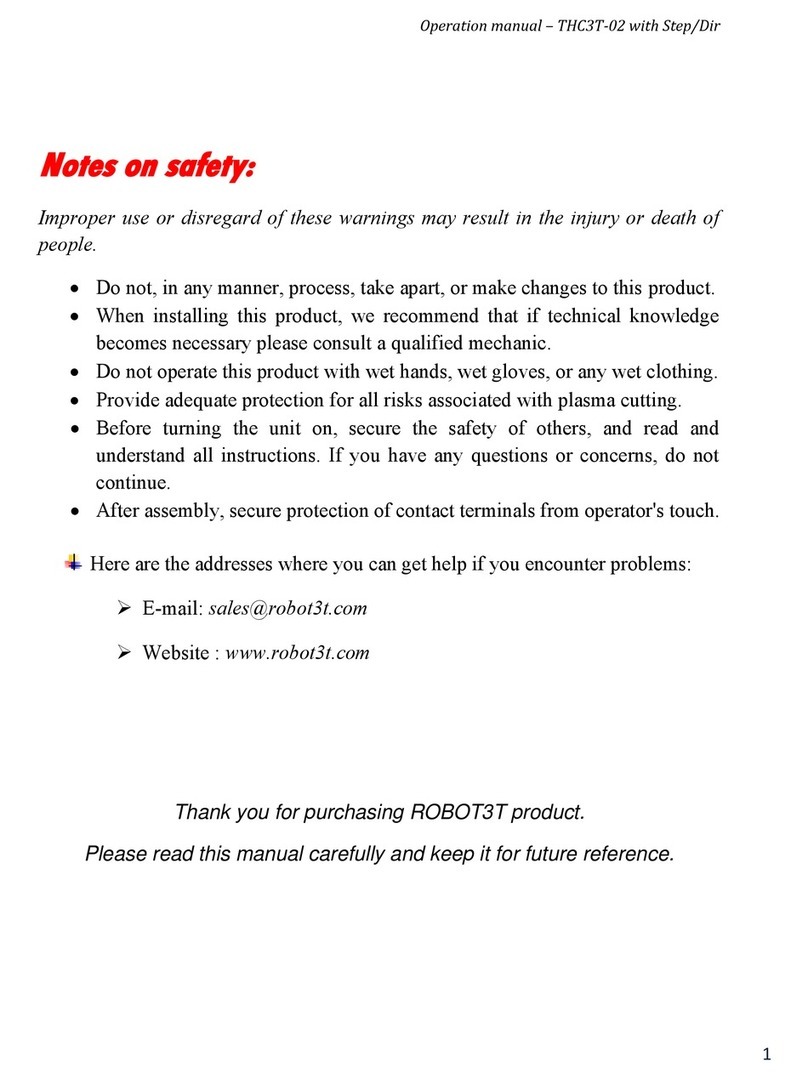 ROBOT3T THC3T-02 Operation manual