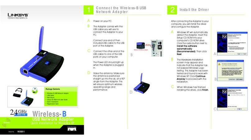 Linksys WUSB11 ver. 2.6 Original operating instructions