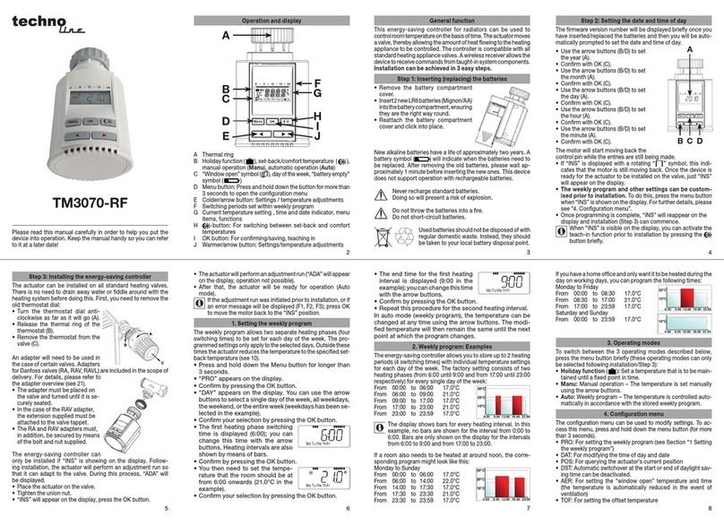 Technoline TM 3070-RF User manual