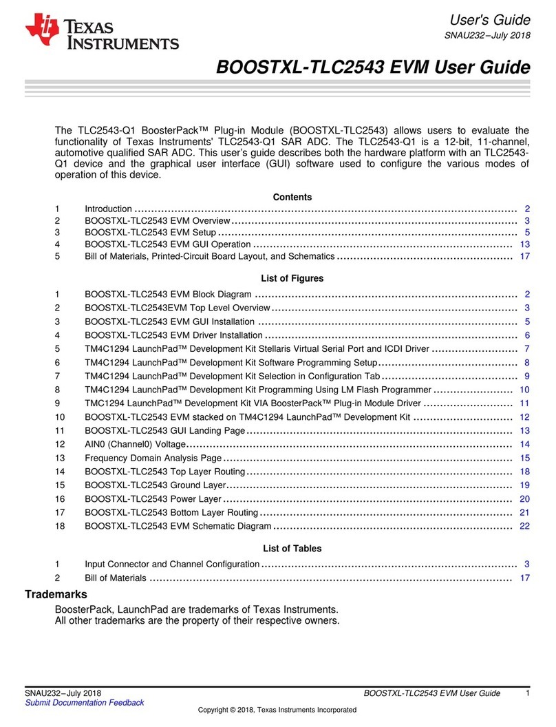 Texas Instruments TLC2543 User manual