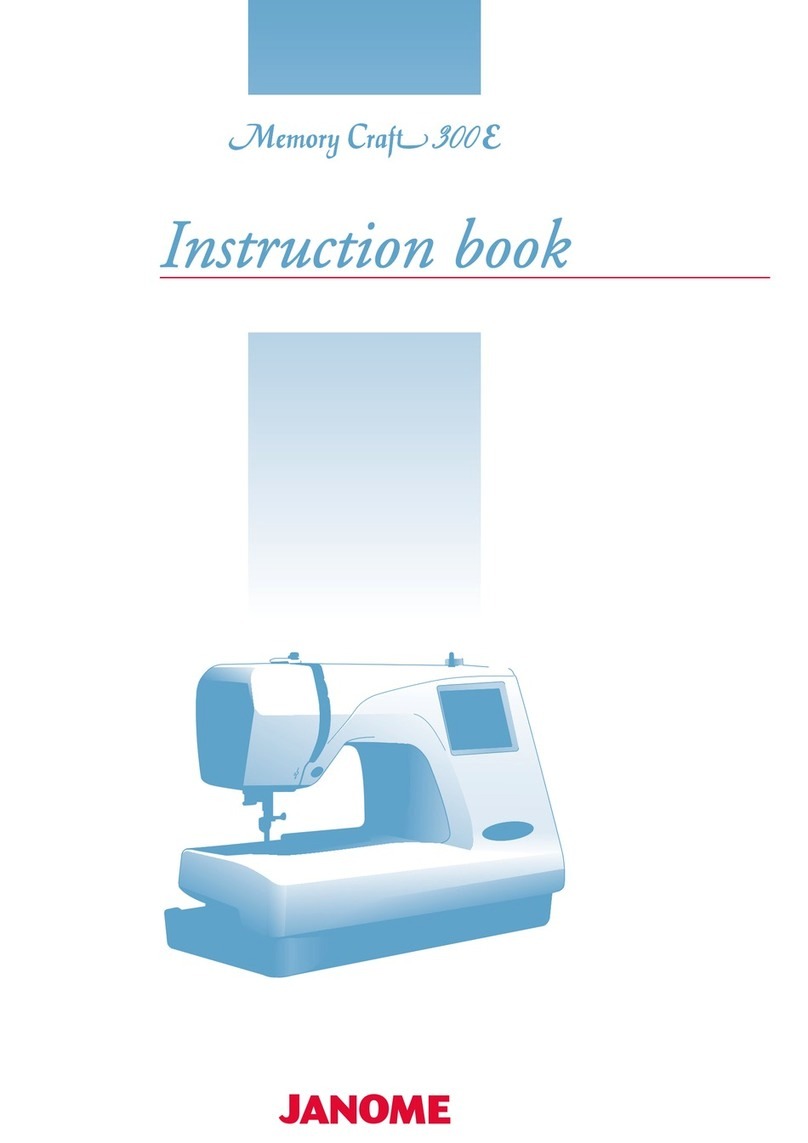 Janome Memory Craft 300E User manual
