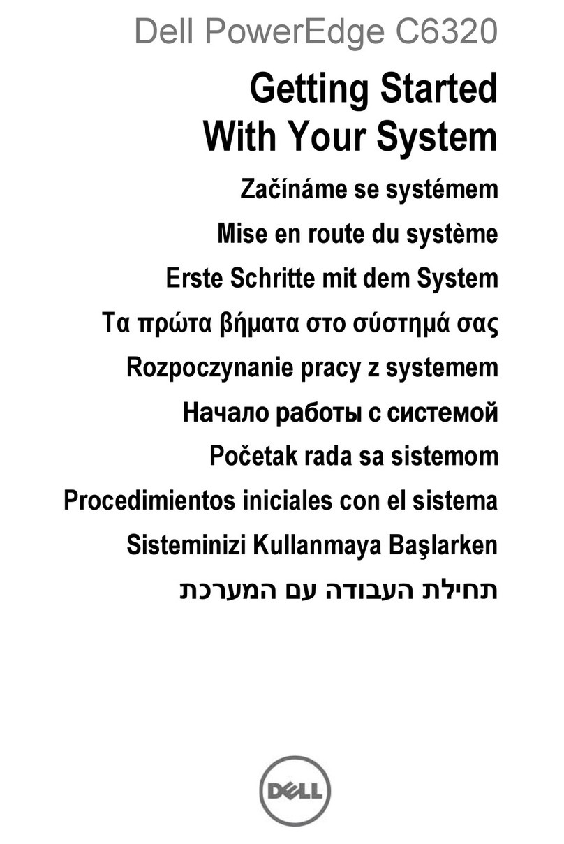 Dell PowerEdge C6320 User manual Dell PowerEdge C6320 User manual