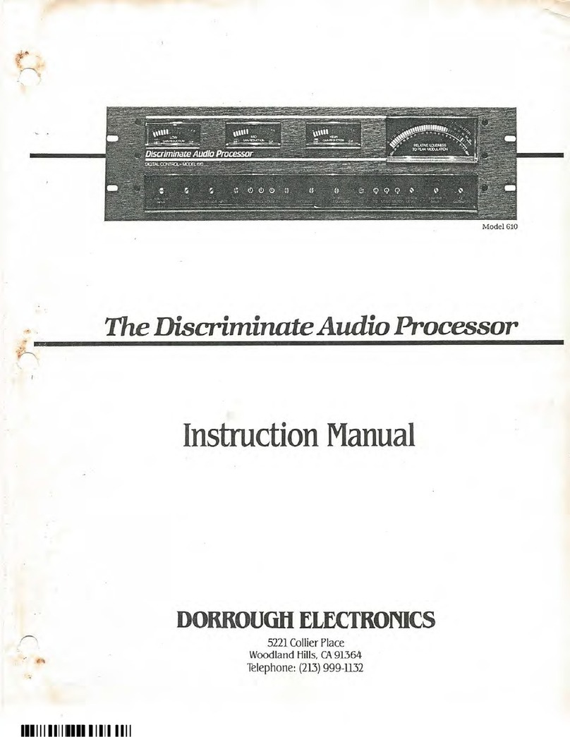 Dorrough Electronics 610 instruction manual