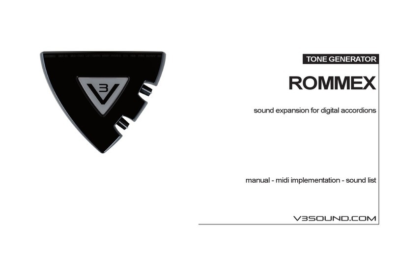 V3 SOUND ROMMEX manual
