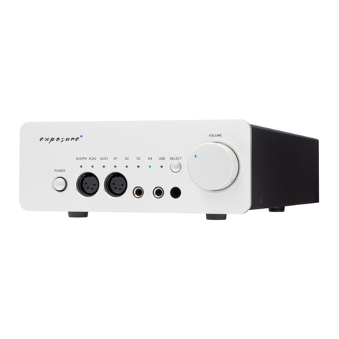 Exposure XM HP Instruction manual