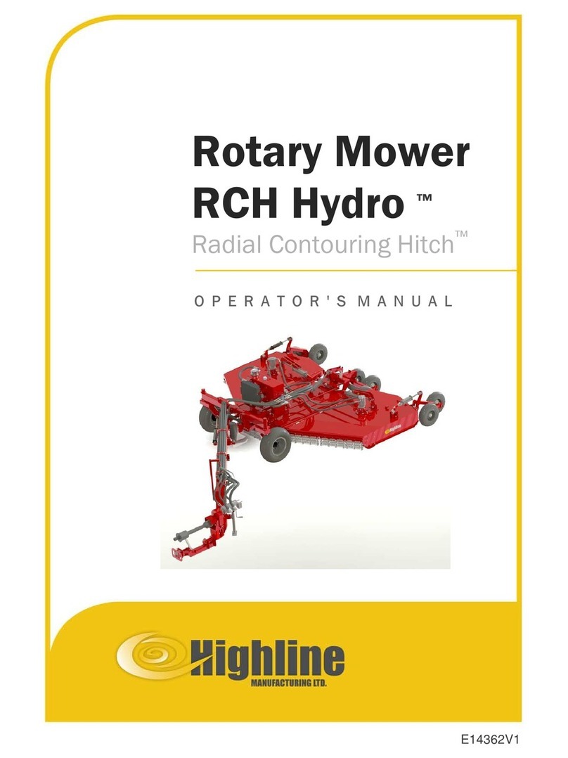 HighLine RCH Hydro Operator's manual