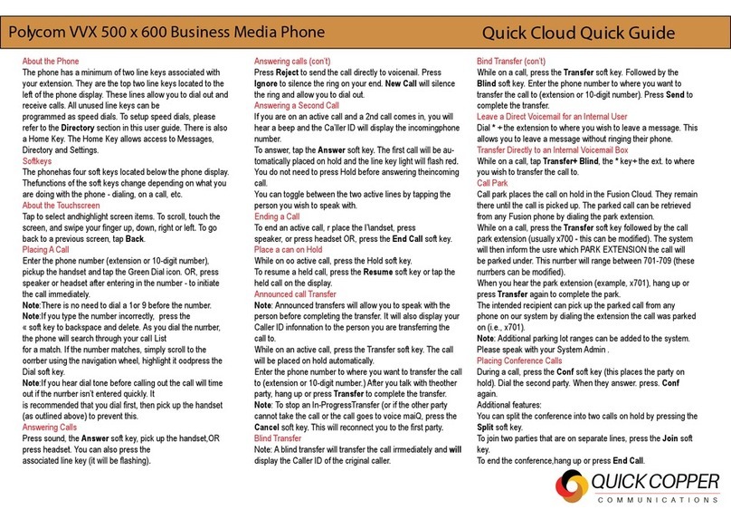 Polycom VVX 500 series User manual