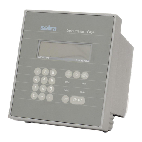 Setra Systems 370 User manual