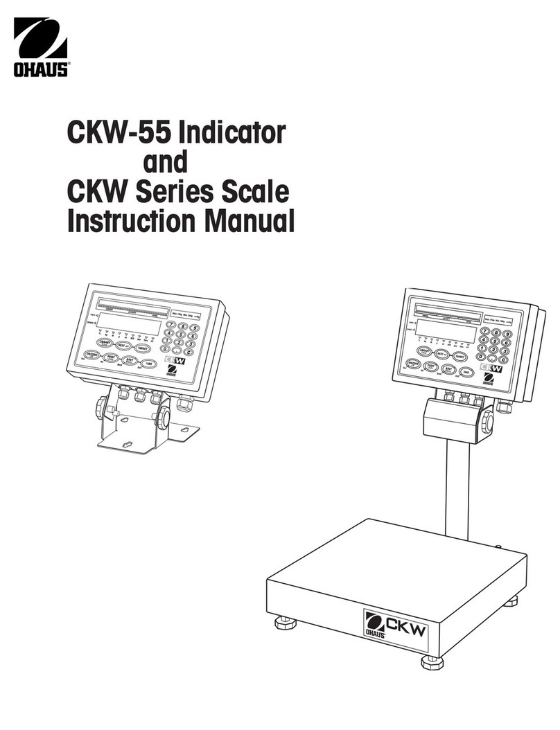 OHAUS CKW-55 User manual
