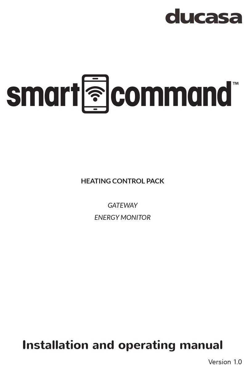 Ducasa Smart Command Installation and operating manual