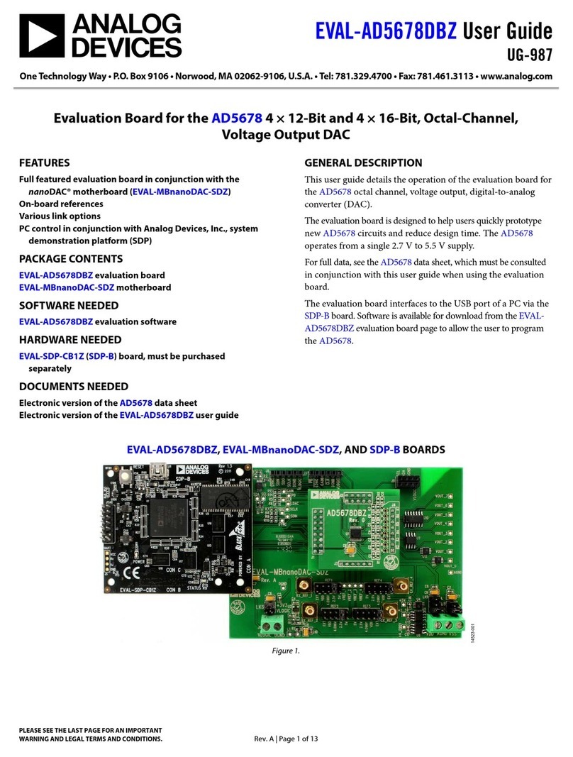Analog Devices EVAL-AD5678DBZ User manual