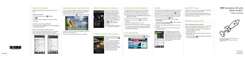 HTC Sensation XE quick guide