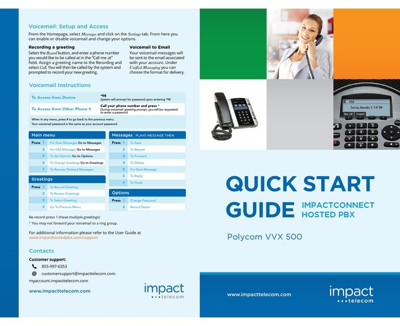 Polycom VVX 500 series User manual