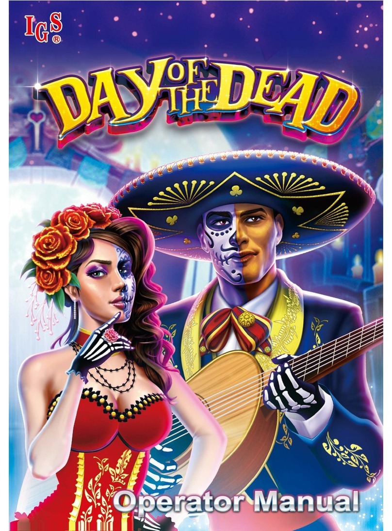 IGS DAY OF THE DEAD operating manual