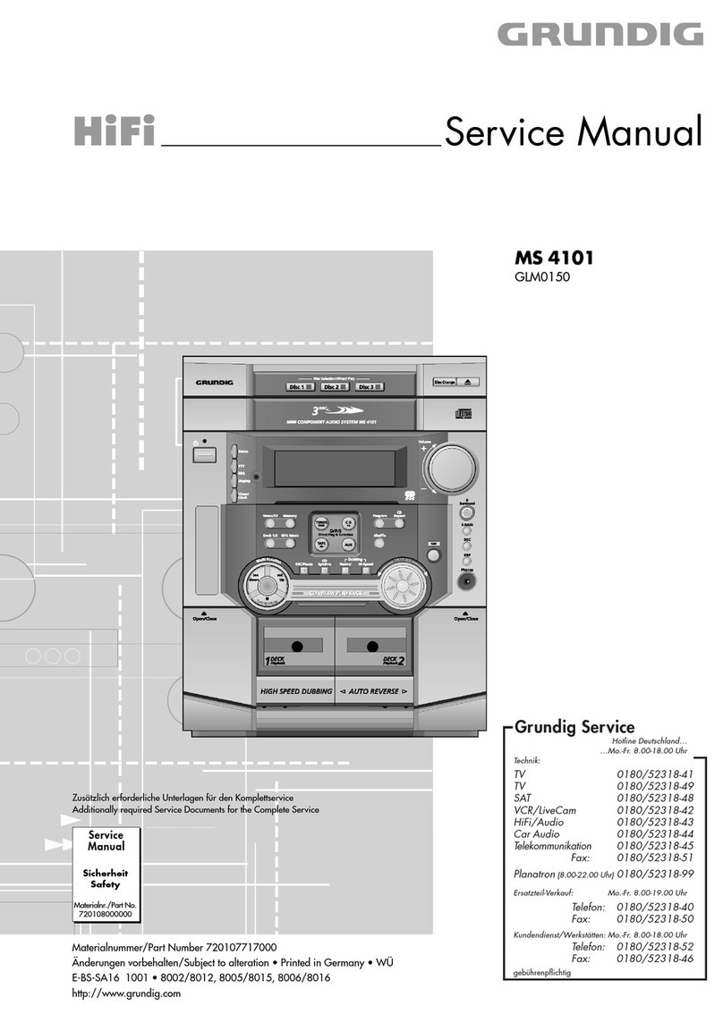 Grundig MS 4101 User manual