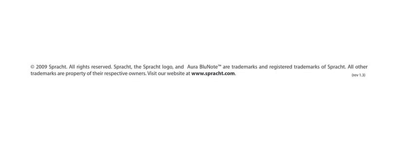 Spracht AURA BLU NOTE user guide