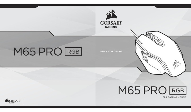 Corsair Gaming M65 PRO quick start guide