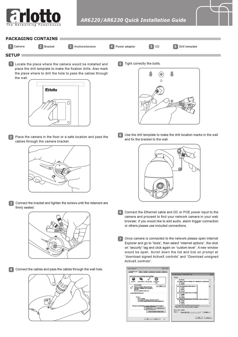 Arlotto AR6220 Series Quick installation guide