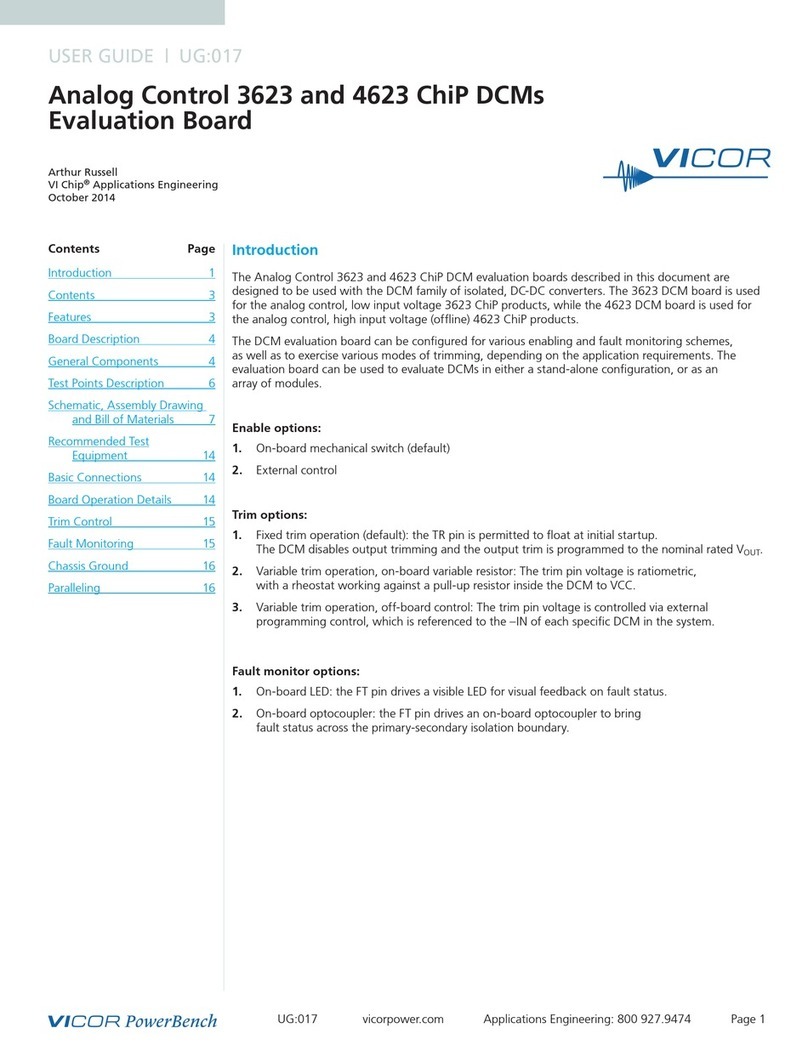 VICOR 4623 user guide