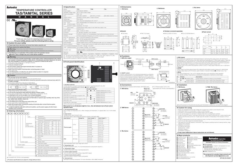 Autonics TAS series manual