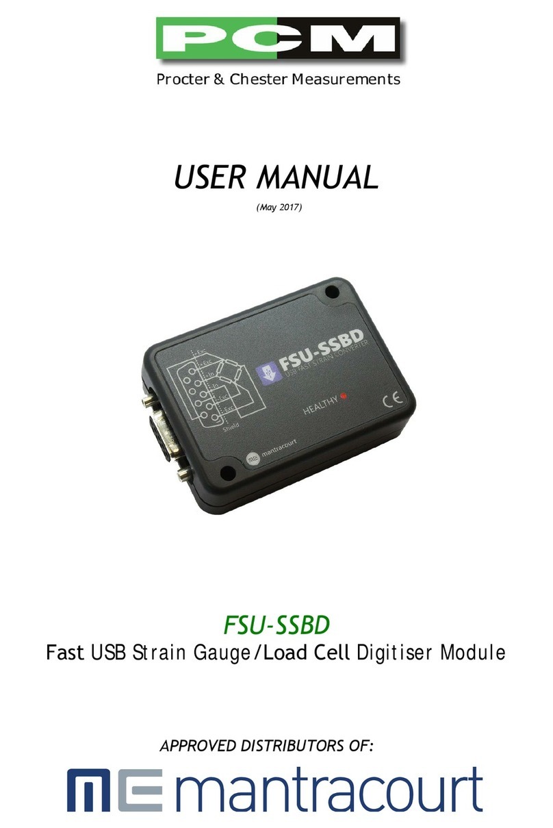 Mantracourt FSU-SSBD User manual