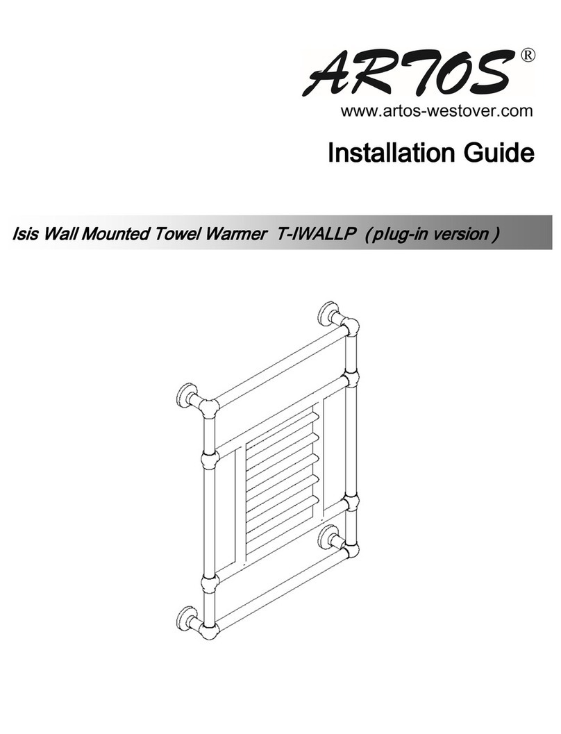 Artos T-IWALLP installation guide