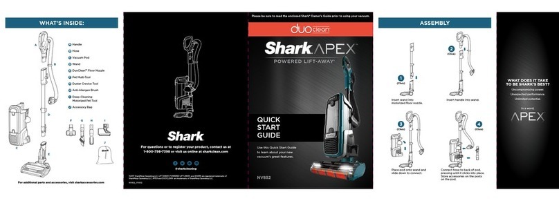 Shark Apex DuoClean AX952 Series User manual