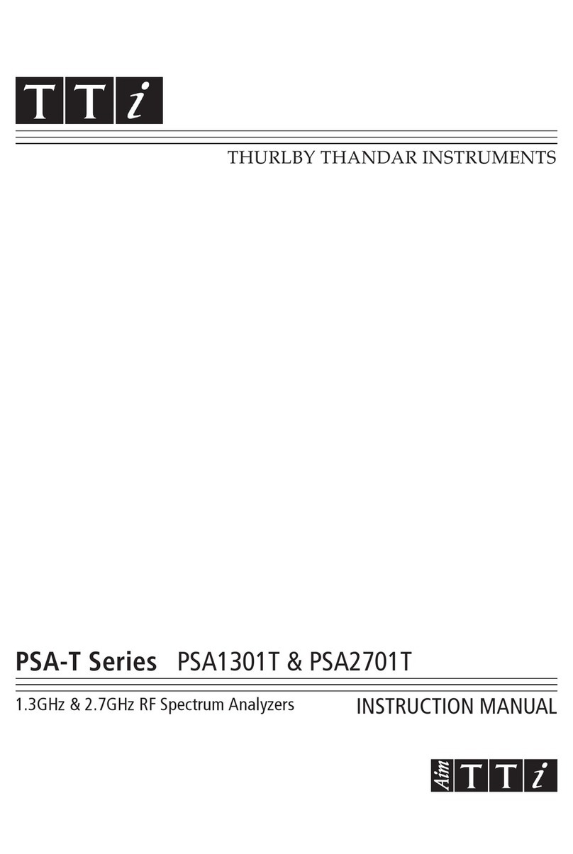 TTI PSA2701T User manual