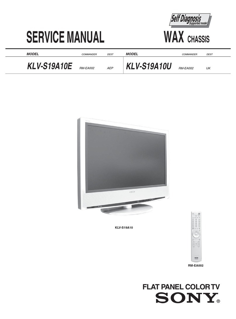 Sony Bravia KLV-S19A10E User manual
