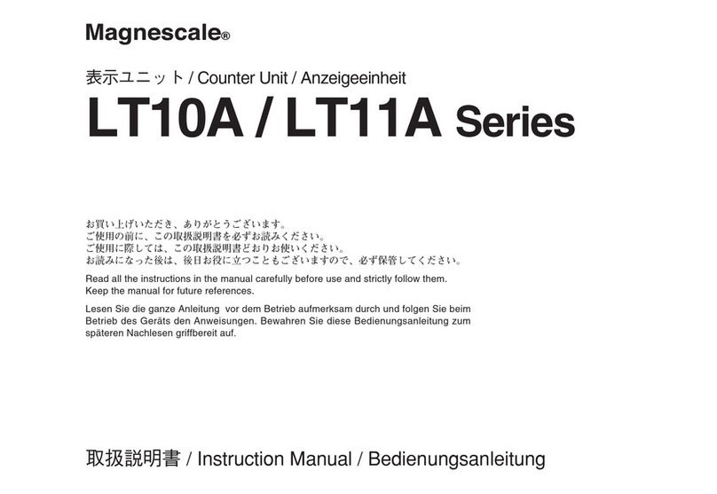 Magnescale LT10A-105 instruction manual