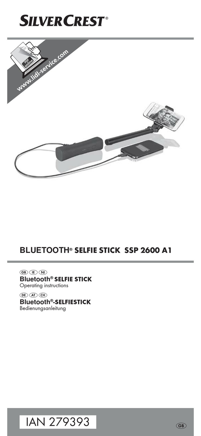 Silvercrest SSP 2600 A1 operating instructions