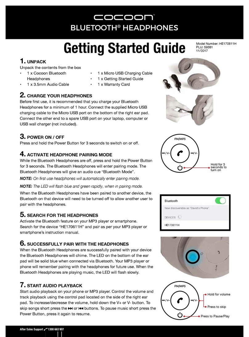 Cocoon HE170611H Getting started guide