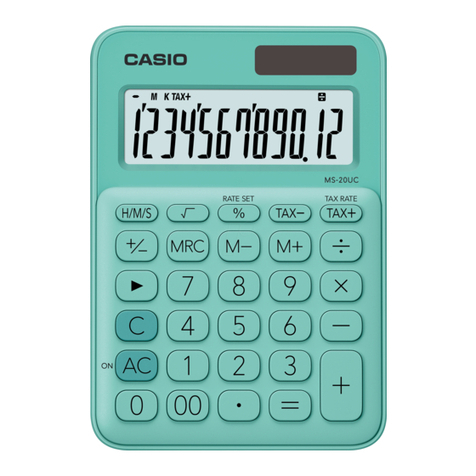 Casio MS-20UC User manual