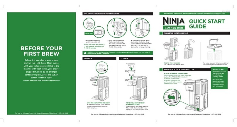 Ninja Coffee Bar CF110 Series User manual