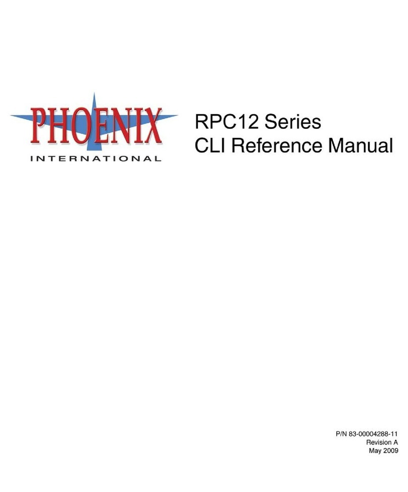 Phoenix RPC12 Series Cli reference guide