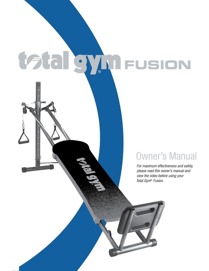 Total Gym Fusion owner's manual
