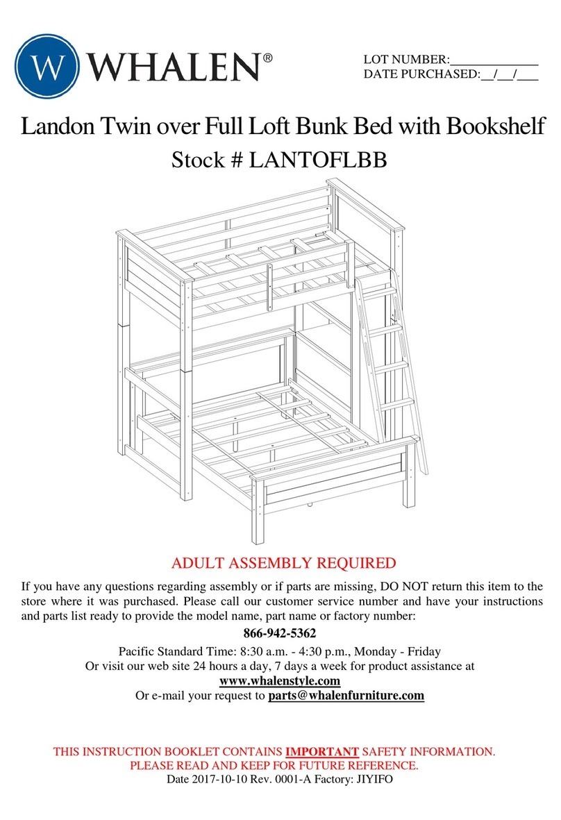 Whalen LANTOFLBB Assembly instructions