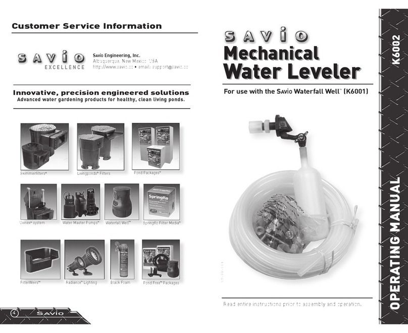 Savio K6002 operating manual