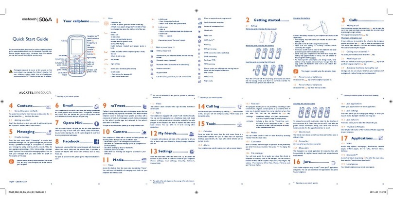 Alcatel One Touch 506A User manual
