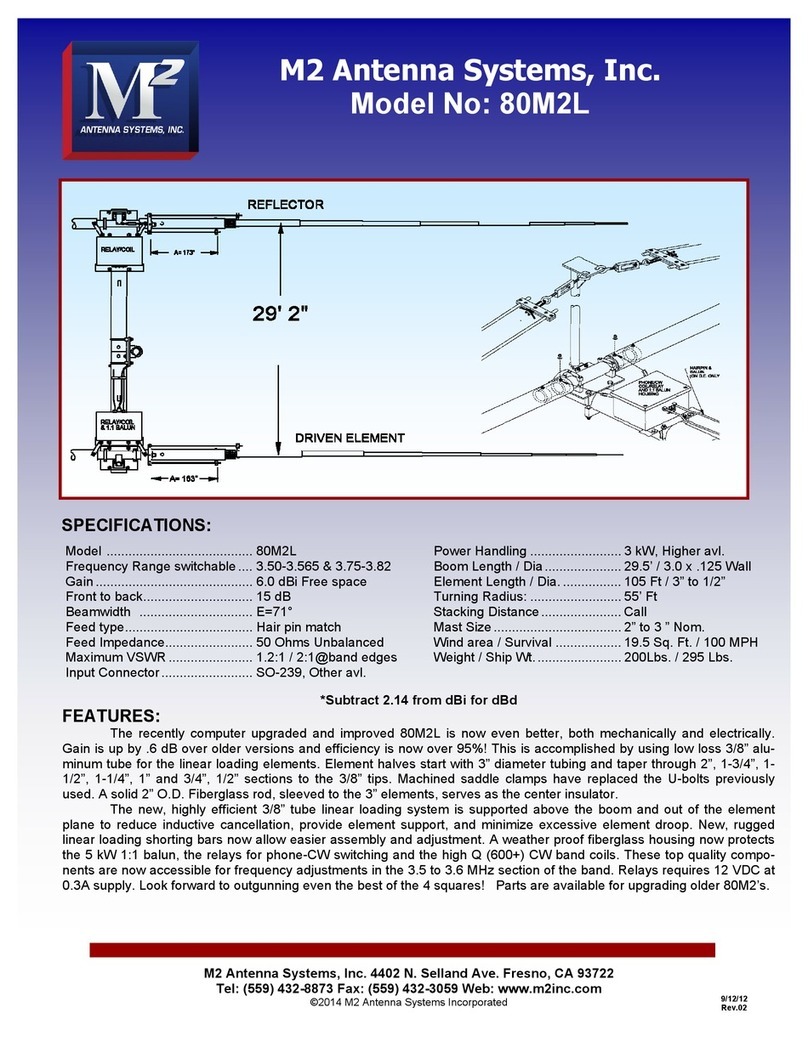 M2 Antenna Systems 80M2L installation instructions M2 Antenna Systems 80M2L installation instructions