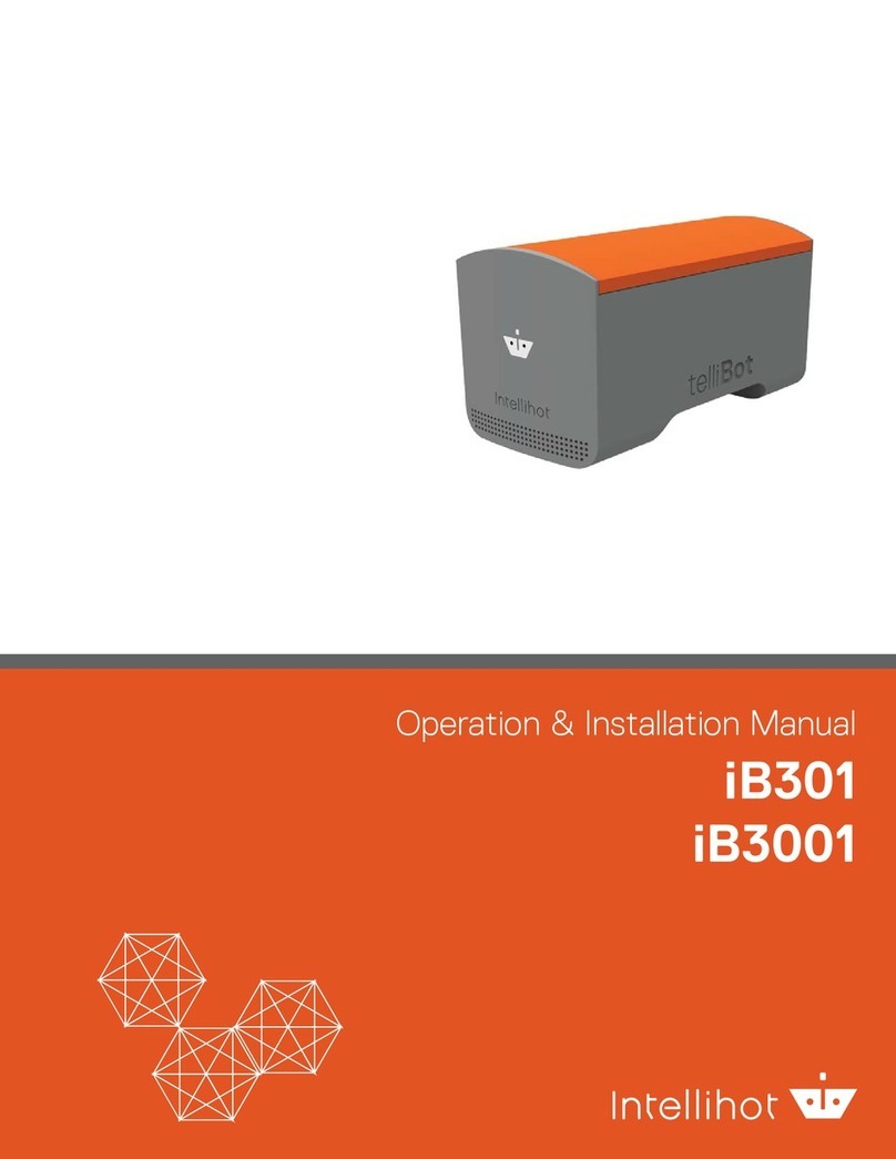 Intellihot iB301 Operation & installation manual Intellihot iB301 Operation & installation manual