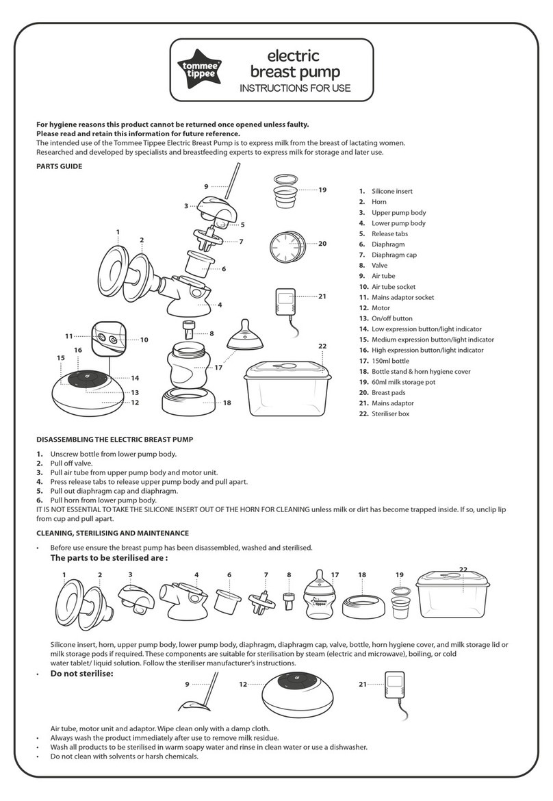 Tommee Tippee 557/1273 User manual Tommee Tippee 557/1273 User manual
