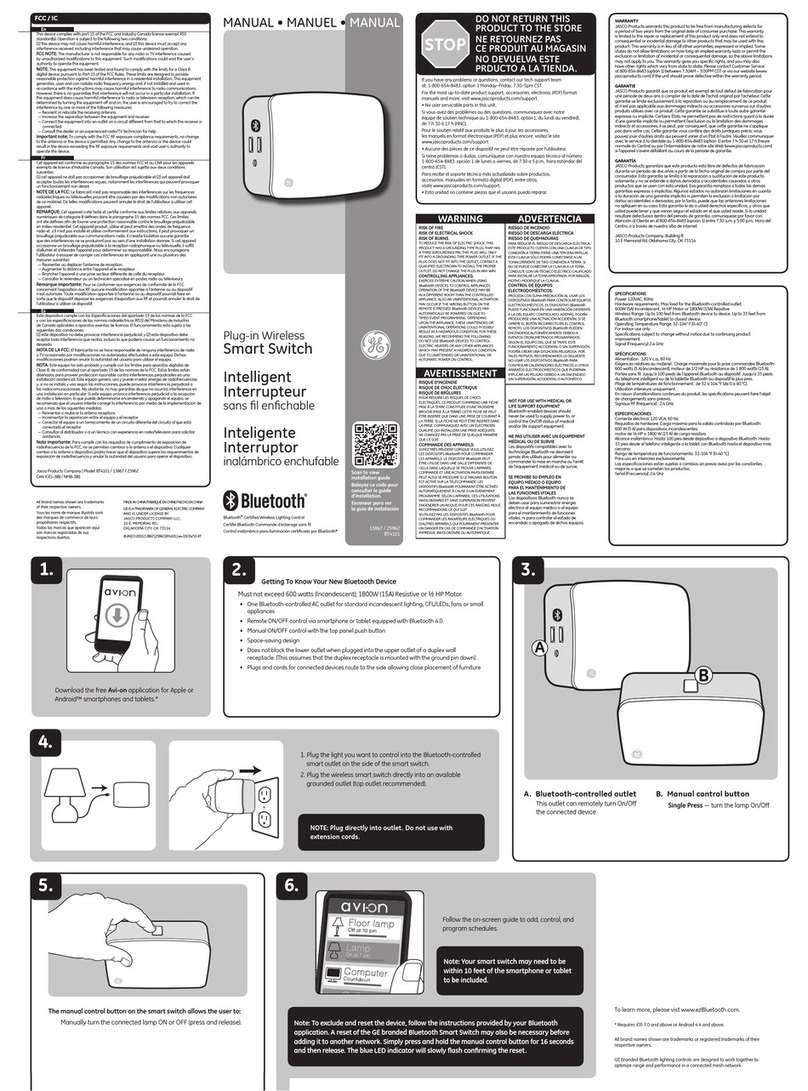 Smartswitch BT4101 Quick manual