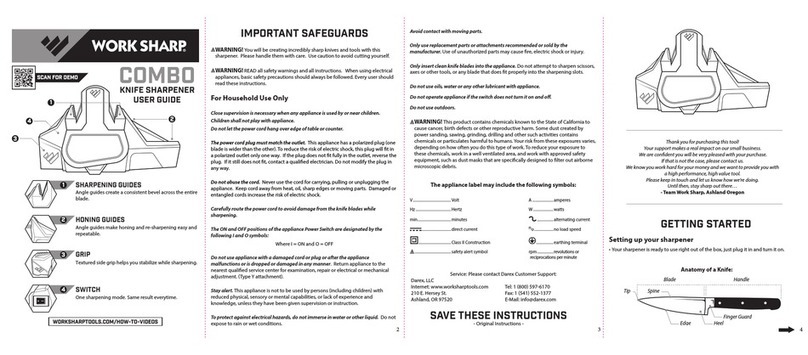 Work Sharp Combo User manual