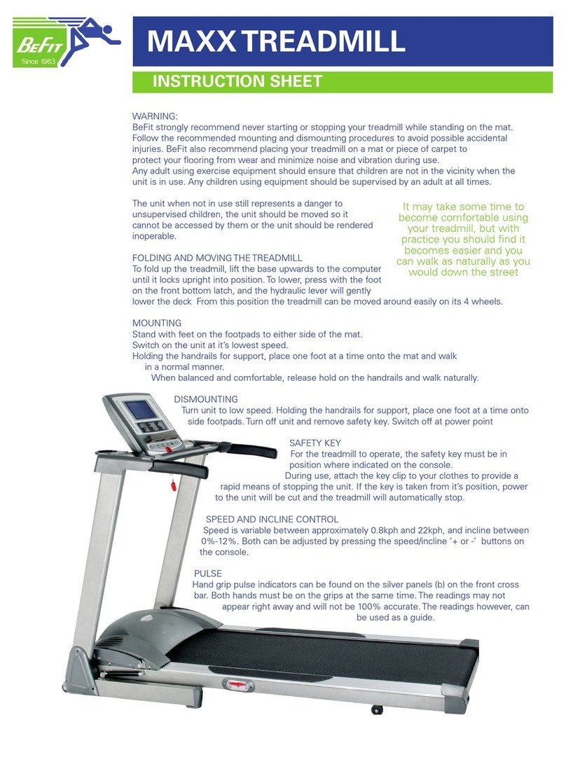 BeFit MAXX instruction sheet
