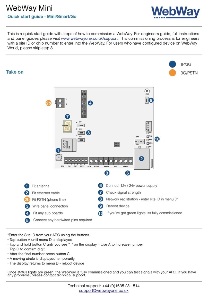 WebWay Mini quick start guide