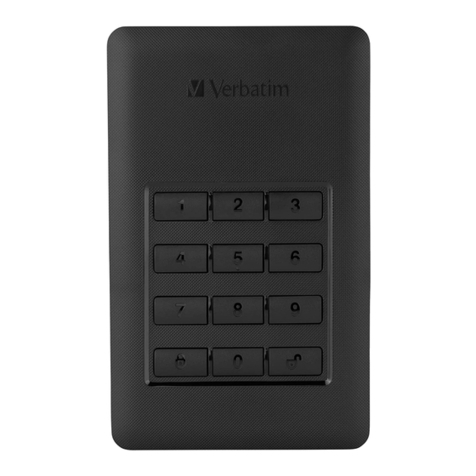 Verbatim Store 'n' Go Secure Portable HDD / SSD User manual Verbatim Store 'n' Go Secure Portable HDD / SSD User manual