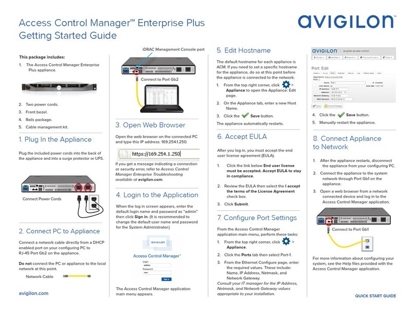 Avigilon Enterprise Plus User manual